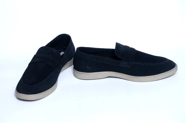 Lee_Grain__Latest_Blue_Suede_Leather_Shoes_For_Men