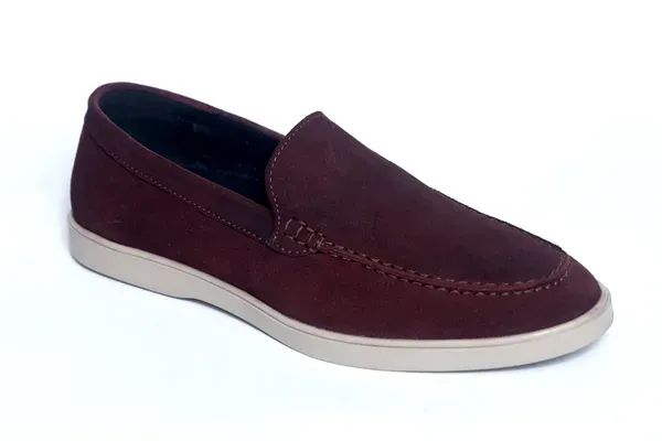 Lee_Grain_Maroon_Latest_Pure_Suede_Leather_Shoes_For_Men