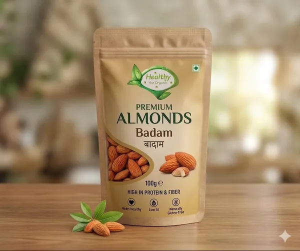 Healthy_The_Organic_Premium_Almonds_Badam_100g