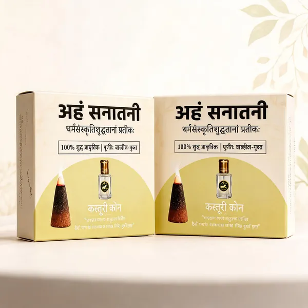 Ahem_Sanatani_Premium_Charcoal-Free_Dry_Dhoop_Cones,_Combo_Of_4_Fragrance_Guggul,_Musk,_Sandal,_Rose_Dhoop_(Pack_Of_12)