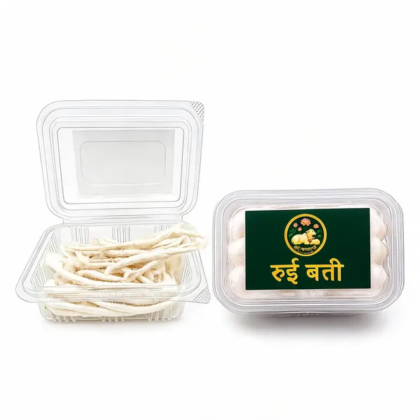White_And_Brown_Long_Cotton_Wicks_Incense_Dhoop_Cones_-8_Gm_Each_(Pack_Of_24)