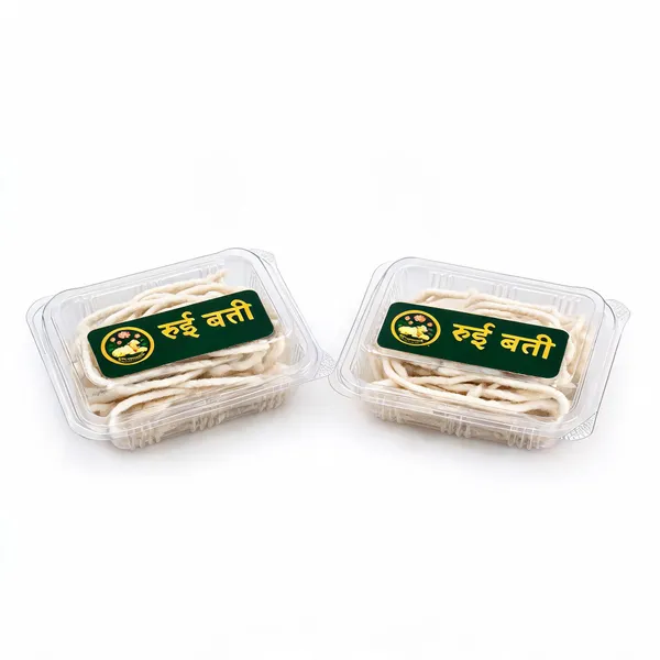White_And_Brown_Long_Cotton_Wicks_Incense_Dhoop_Cones_-8_Gm_Each_(Pack_Of_24)