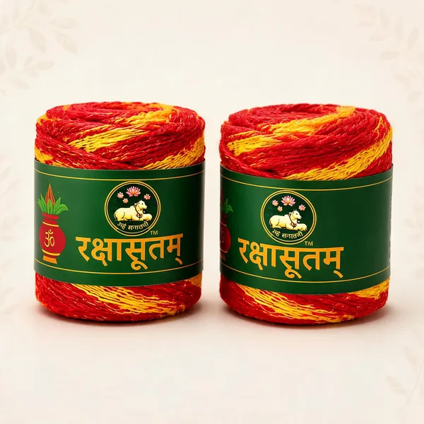 Ahemsanatani_Red_Saffron_Mauli,_Kalawa,_Rakshasutra,_Religious_Moli_Thread_-_16Gm_Each_(_Pack_Of_12_)