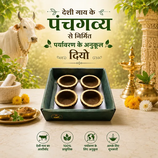 Kumudani_Panchgavya_Diya_/_Gobbar_Diya_/_Cow_Dung_Diya-_Pack_Of_4