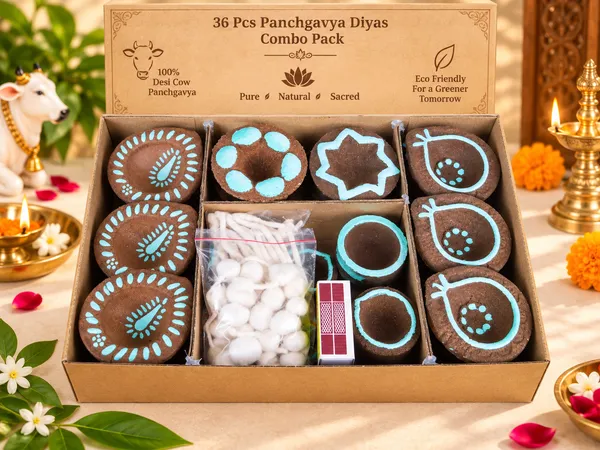 Panchgavya_Diyas_/_Gobbar_Diyas_/_Cow_Dung_Diyas_-_Combo_Pack_Of_36_(Turquoise)