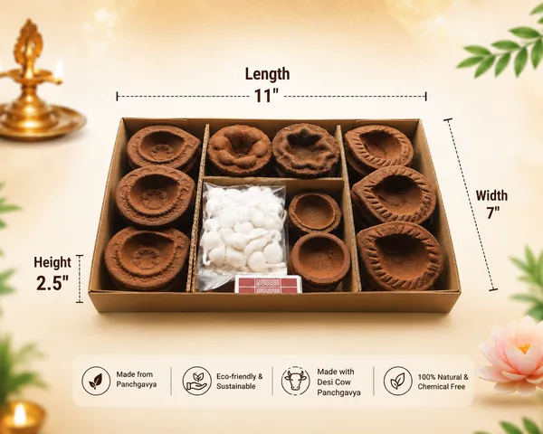 Panchgavya_Diyas_/_Gobbar_Diyas_/_Cow_Dung_Diyas_-_Combo_Pack_Of_36