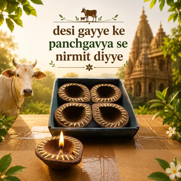 Rajnigandha_Panchgavya_Diya_/_Gobbar_Diya_/_Cow_Dung_Diya-_Pack_Of_4
