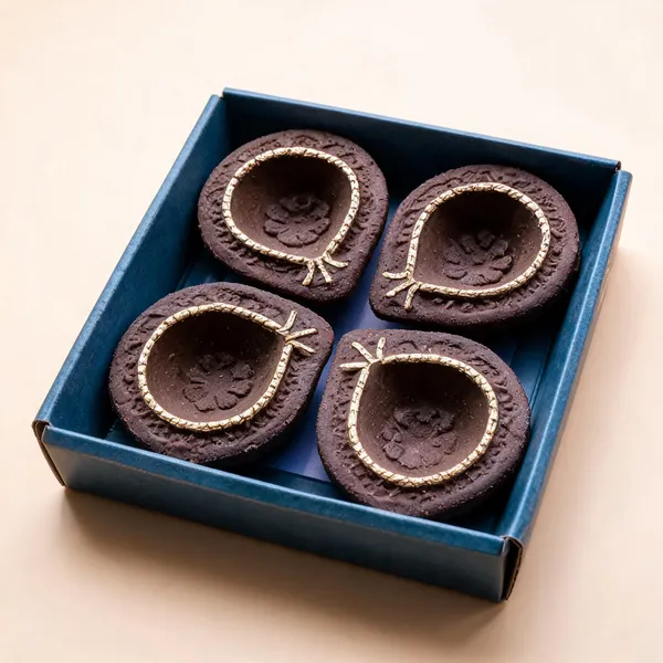 Ratanjyoti_Panchgavya_Diya_/_Gobbar_Diya_/_Cow_Dung_Diya_-_Pack_Of_4