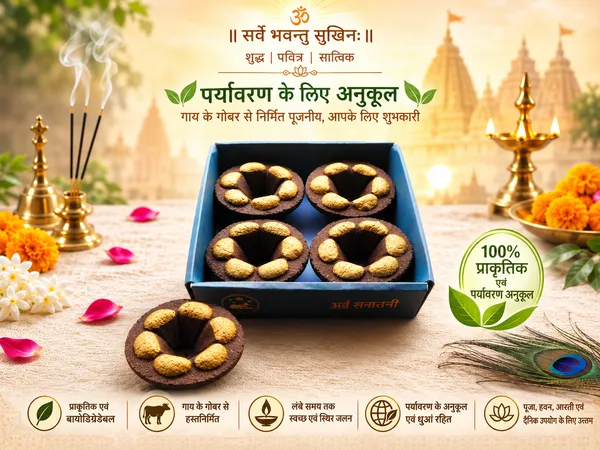Sadhabahar_Panchgavya_Diya_/_Gobbar_Diya_/_Cow_Dung_Diya_-_Pack_Of_4