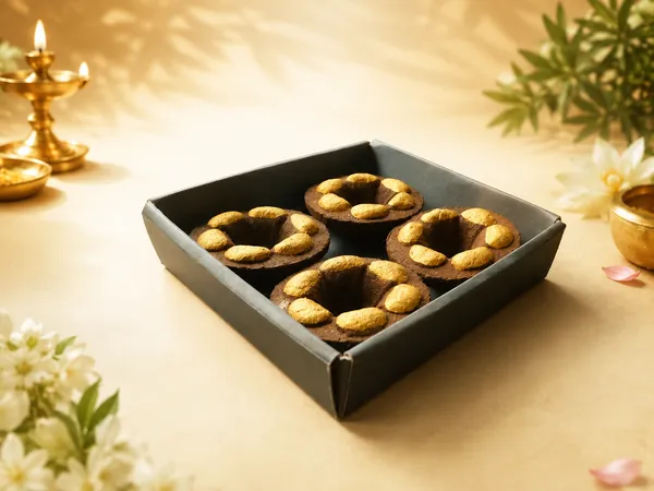 Sadhabahar_Panchgavya_Diya_/_Gobbar_Diya_/_Cow_Dung_Diya_-_Pack_Of_4