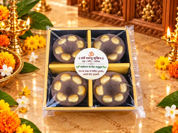 Sadhabahar_Panchgavya_Diya_/_Gobbar_Diya_/_Cow_Dung_Diya_-_Pack_Of_4