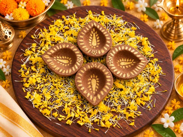 Rajnigandha_Panchgavya_Diya_/_Gobbar_Diya_/_Cow_Dung_Diya-_Pack_Of_4