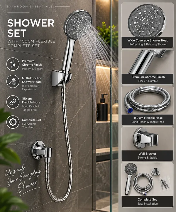Shower_Set_With_150Cm_Flexible_Complet_Gray