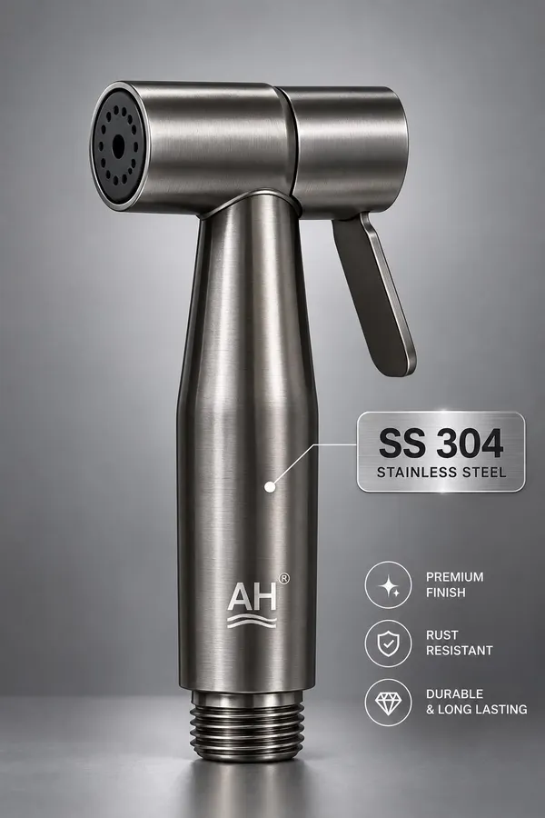 Ss304_Health_Faucet_Set_Gray_Complete_With_120Cm120Cp_Flexiblebrass_Inset