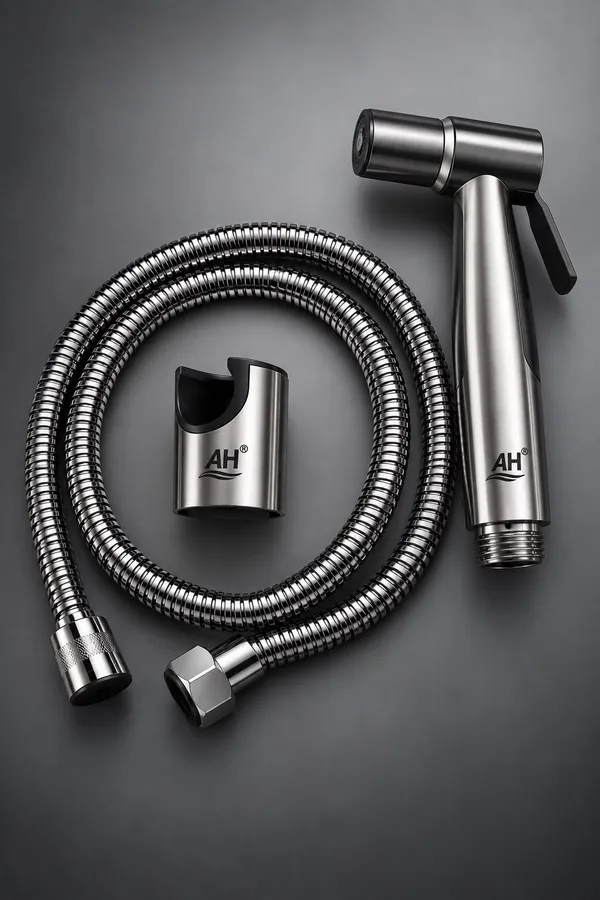 Ss304_Health_Faucet_Set_Gray_Complete_With_120Cm120Cp_Flexiblebrass_Inset