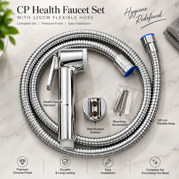 Cp_Set_Health_Faucet_Set_With_120Cm_Flexible