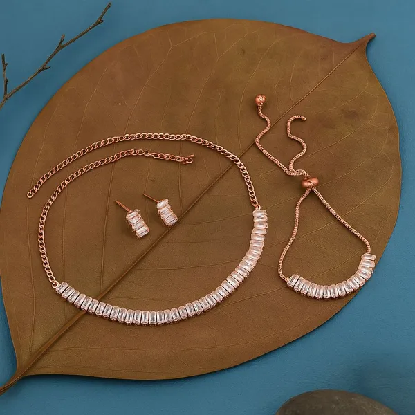 Rose_Gold_Tone_Crystal_Necklace_Bracelet_And_Earrings_Set_For_Women