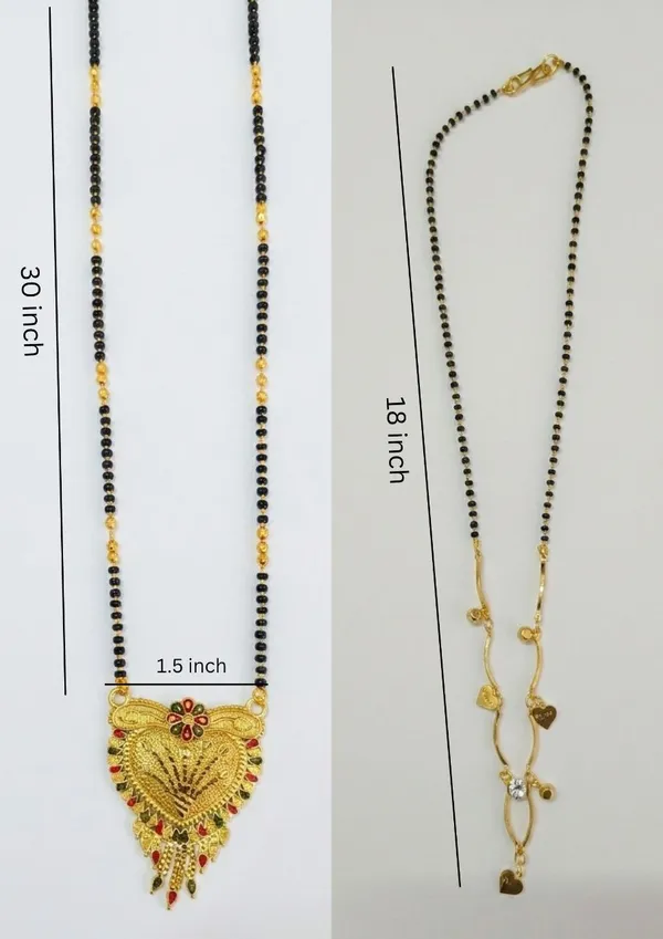 Black_Beaded_Gold_Tone_Floral_Mangalsutra_Necklace_For_Women