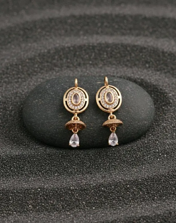 Gold_Tone_Green_Stone_Circular_Jhumka_Earrings_For_Women