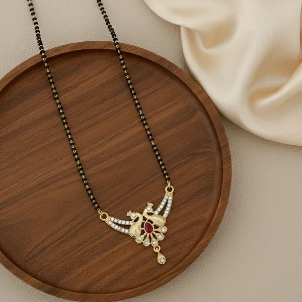 Black_Gold_Tone_Double_Strand_Mangalsutra_Necklace_For_Women