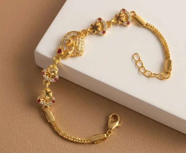 Gold_Tone_Floral_Paisley_Stone_Bracelet_Set_For_Women