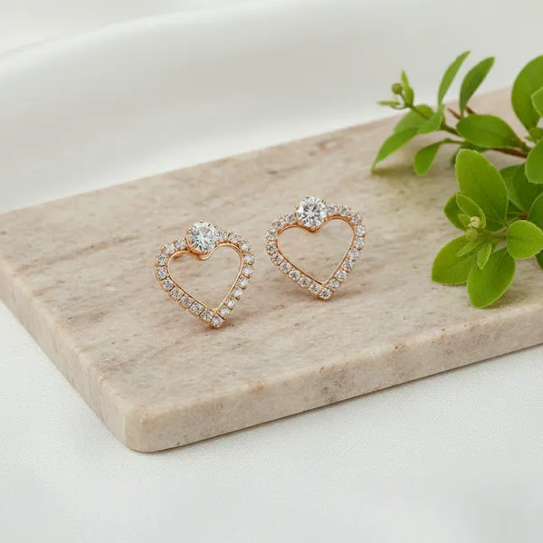 Gold_Tone_Heart_Stone_Stud_Earrings_For_Women
