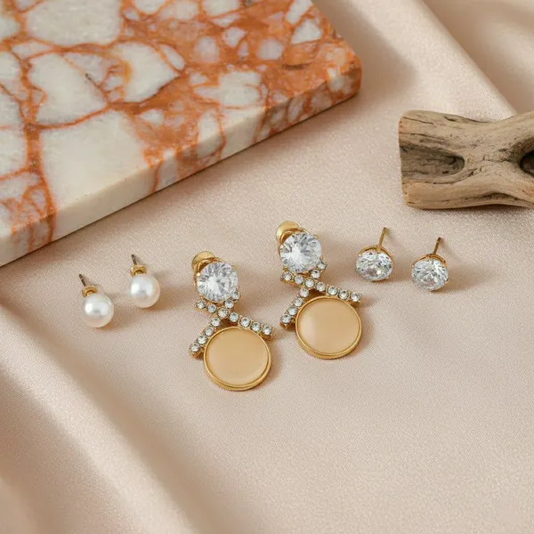 Gold_Tone_Statement_Drop_Earrings_Set_For_Women
