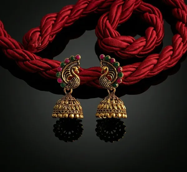 Gold_Tone_Peacock_Stone_Jhumka_Earrings_For_Women
