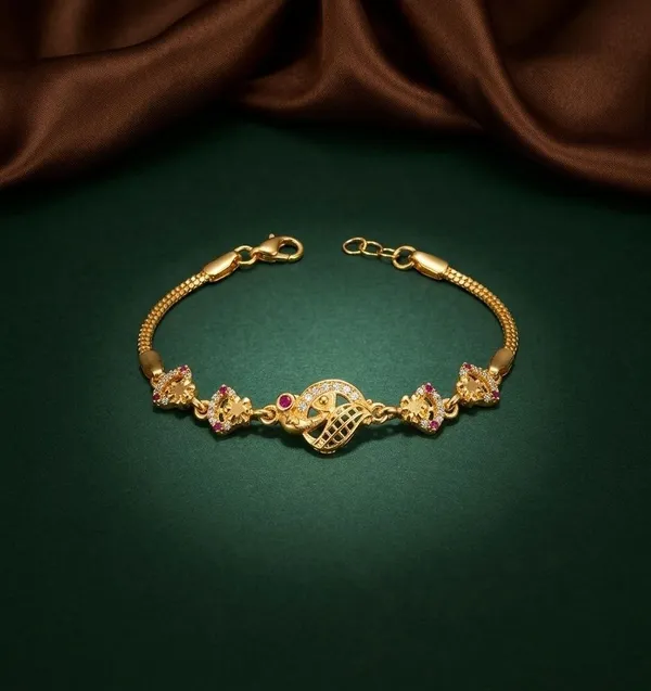 Gold_Tone_Floral_Paisley_Stone_Bracelet_Set_For_Women