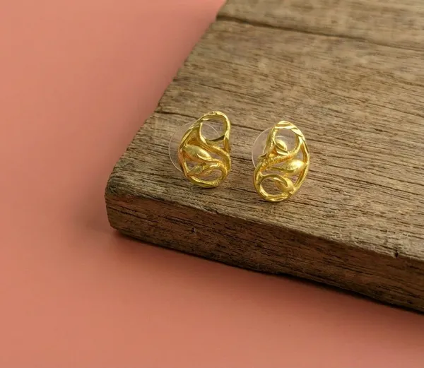 Gold_Tone_Layered_Chain_Drop_Earrings_For_Women