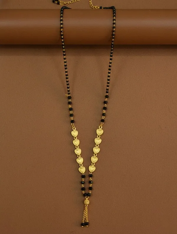 Gold_Tone_Black_Beaded_Heart_Motif_Mangalsutra_Necklace_For_Women