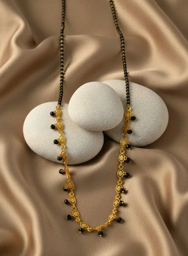 Black_Beaded_Gold_Tone_Mangalsutra_Necklace_For_Women