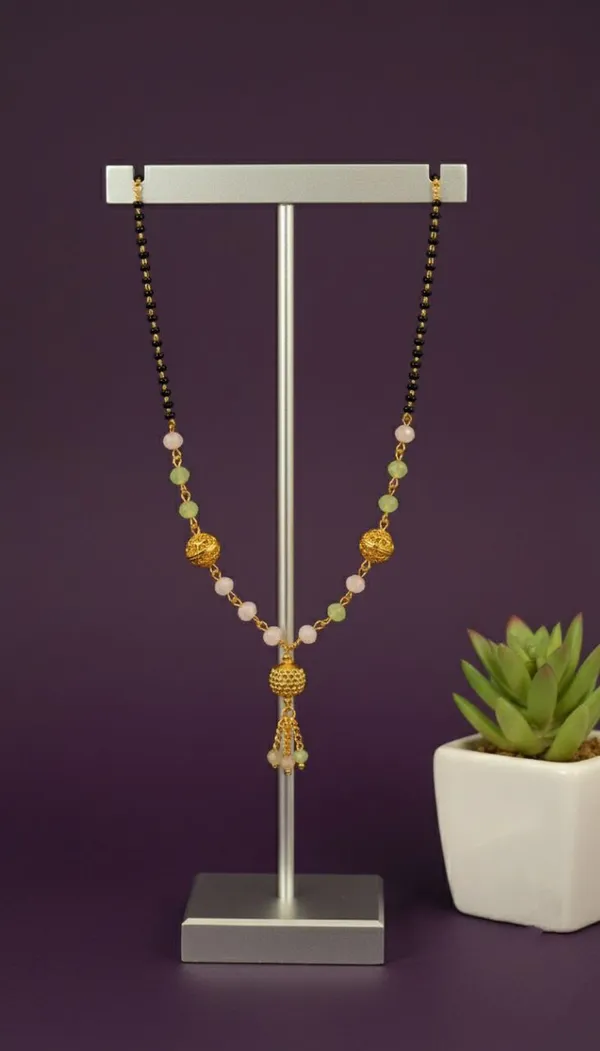 Gold_Tone_Black_Green_Beaded_Traditional_Mangalsutra_For_Women