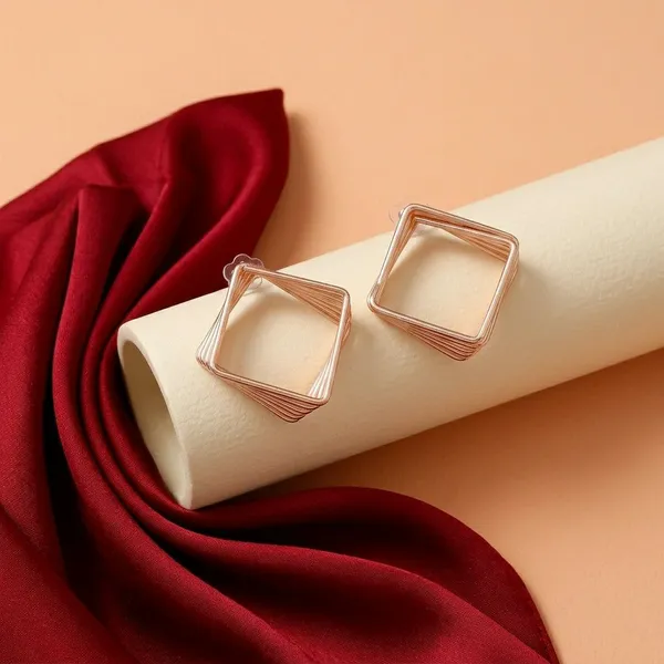 Rose_Gold_Geometric_Square_Wire_Drop_Earrings_For_Women