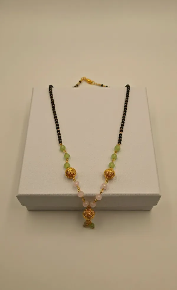 Gold_Tone_Black_Green_Beaded_Traditional_Mangalsutra_For_Women
