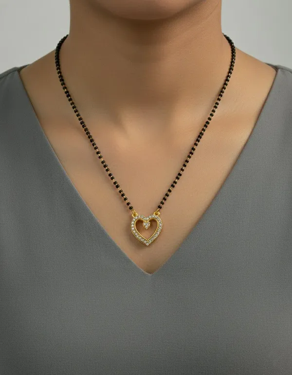 Gold_Tone_Black_Beaded_Heart_Pendant_Mangalsutra_For_Women