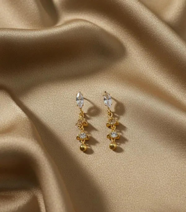 Gold_Tone_Marquise_Crystal_Floral_Drop_Earrings_For_Women