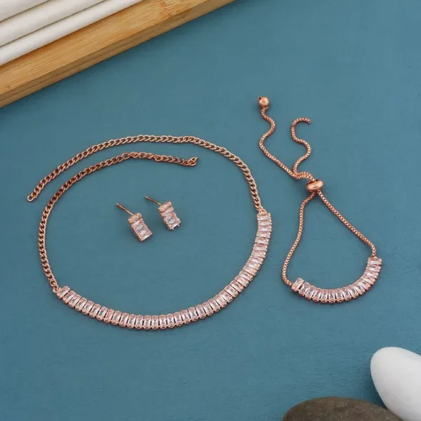 Rose_Gold_Tone_Crystal_Necklace_Bracelet_And_Earrings_Set_For_Women