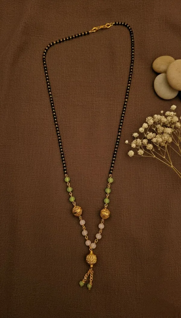 Gold_Tone_Black_Green_Beaded_Traditional_Mangalsutra_For_Women