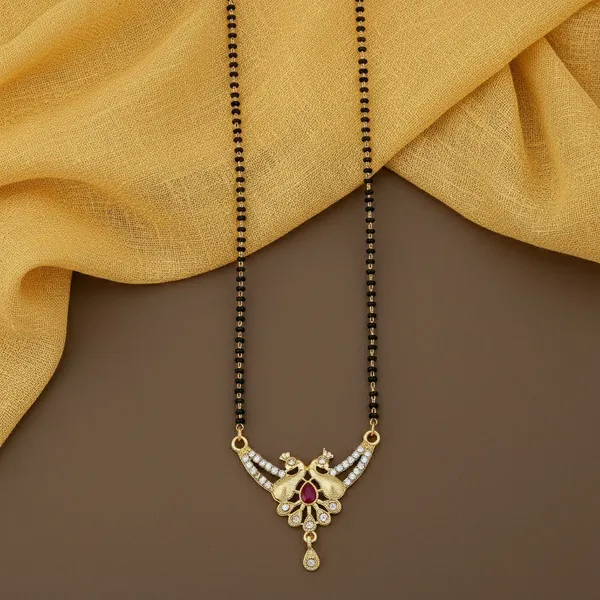 Black_Gold_Tone_Double_Strand_Mangalsutra_Necklace_For_Women