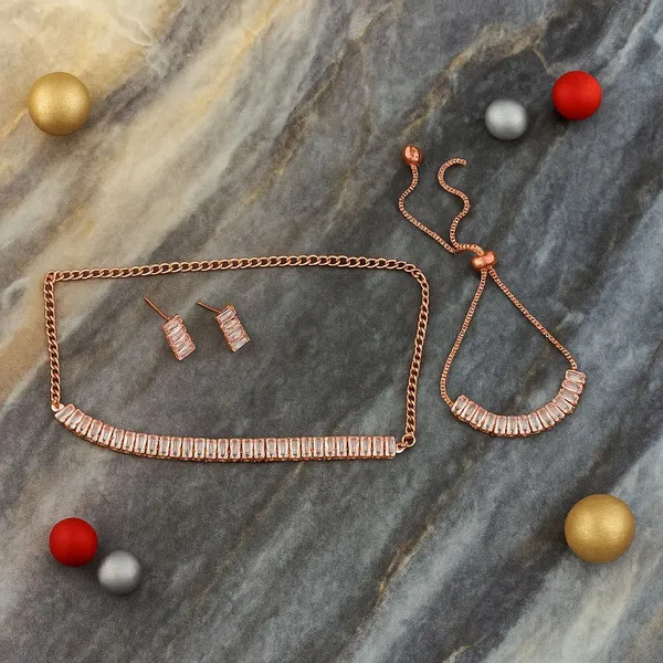 Rose_Gold_Tone_Crystal_Necklace_Bracelet_And_Earrings_Set_For_Women