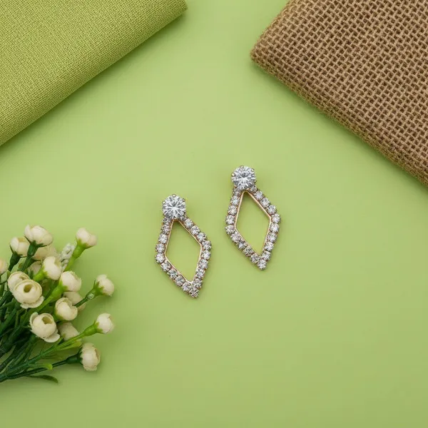 Silver_Tone_Geometric_Drop_Earrings_For_Women