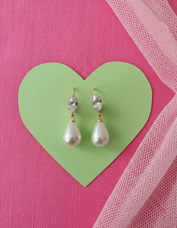Rose_Gold_Crystal_Pearl_Teardrop_Drop_Earrings_For_Women