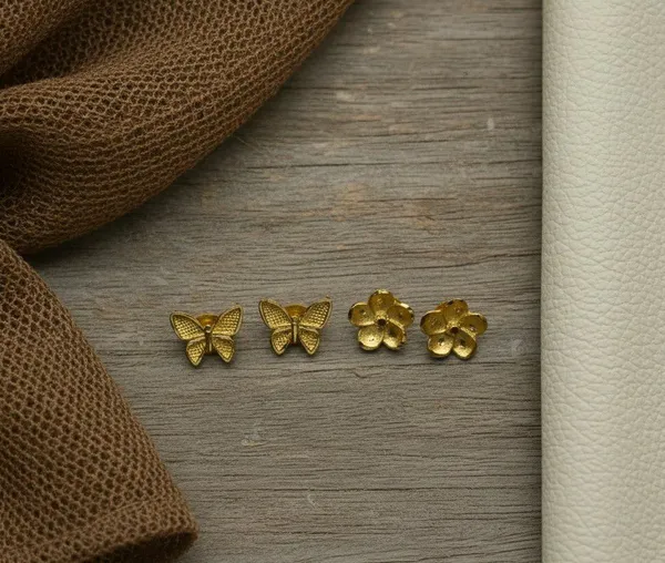 Gold_Tone_Butterfly_And_Flower_Stud_Earrings_Set_For_Women