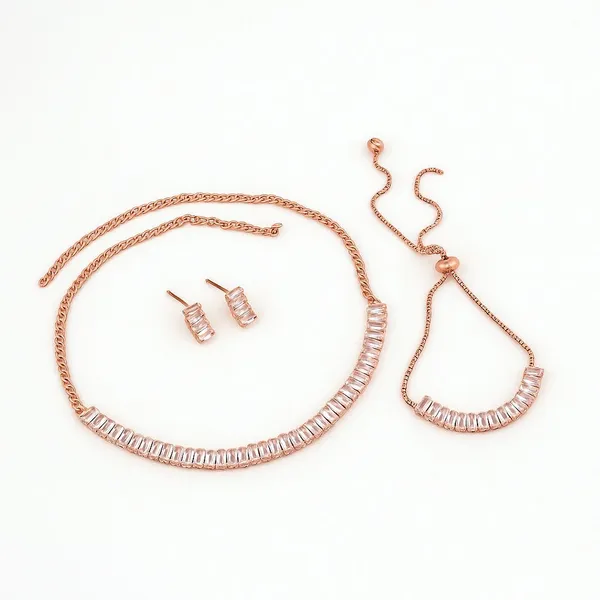 Rose_Gold_Tone_Crystal_Necklace_Bracelet_And_Earrings_Set_For_Women