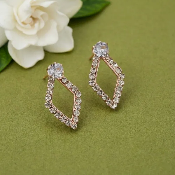 Silver_Tone_Geometric_Drop_Earrings_For_Women