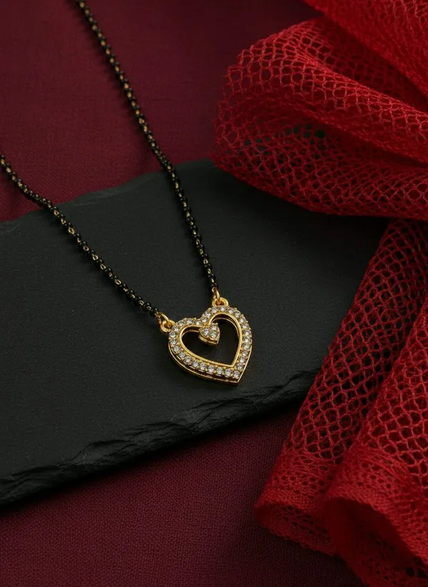 Gold_Tone_Black_Beaded_Heart_Pendant_Mangalsutra_For_Women