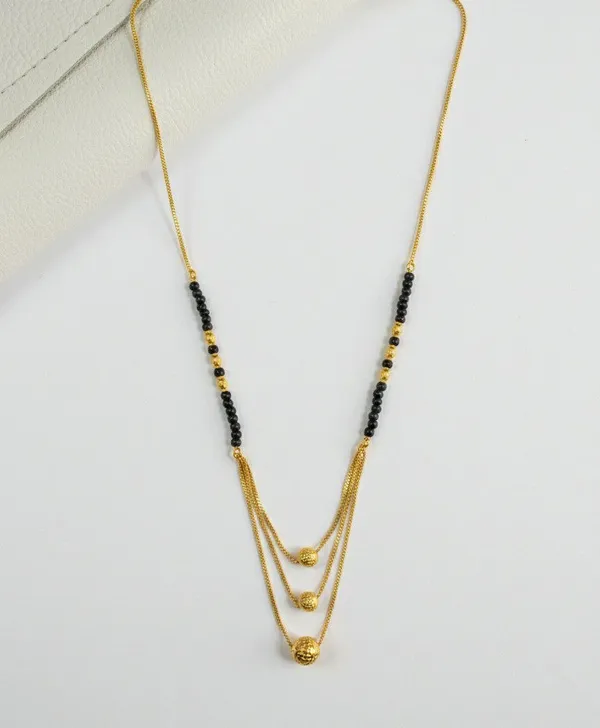 Gold_Tone_Three_Layer_Black_Beaded_Mangalsutra_For_Women