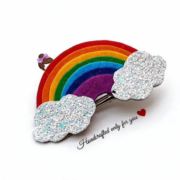 Multicolor_Felt_Rainbow_Glitter_Hair_Accessory