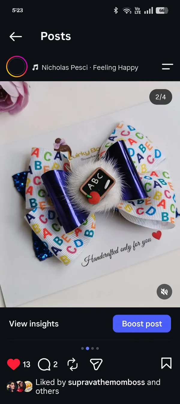 Multicolor_Ribbon_Alphabet_Print_Bow_Hair_Clip_For_Kids